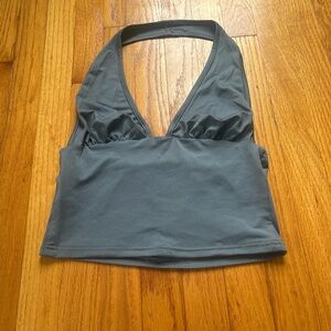Gray Halter top